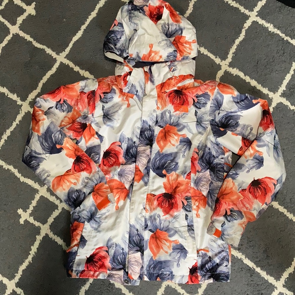 The North Face floral winter jacket